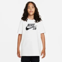 Nike Youth Tee SB White/Black