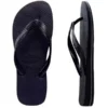 Havaianas Rubber Logo Black/Steel Grey US 9