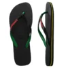 Havaianas Rubber Logo Black/Green US 9/10