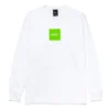 Huf Tee L/S Essentials Box Logo White