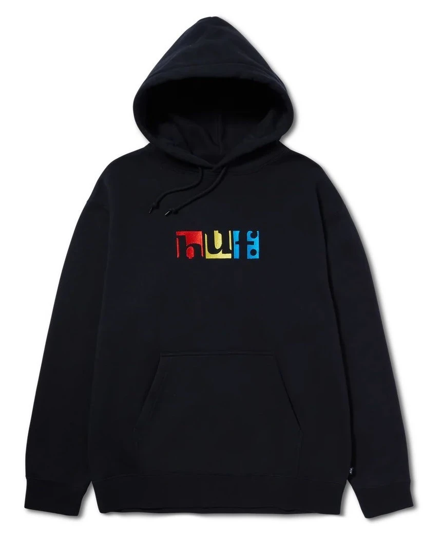Huf Jumper Big Tunes Hoodie Black 1 Huf Jumper Big Tunes Hoodie Black