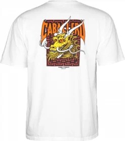 Powell Peralta Tee Caballero Street Dragon White