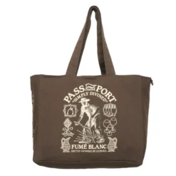 Passport Bag X Elmore Vineyard Workers Tote Bottle Brown