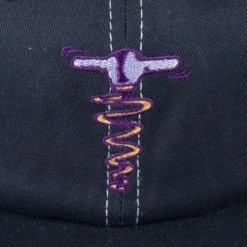 Passport Hat Corkscrew 5 Panel Navy -Sports Fashion Clothing Store PP.HAT .CORK .NAVY 2