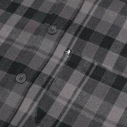 Passport Shirt Potters Mark Workers Flannel Grey -Sports Fashion Clothing Store PP.S.POTMARWF.GRY 2