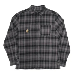 Passport Shirt Potters Mark Workers Flannel Grey