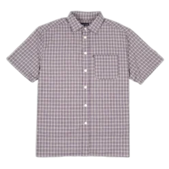 Passport Shirt Workers Check SS Chocolate Mint