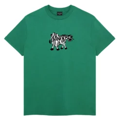 Passport Tee Crying Cow Kelly Green