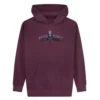 Passport Jumper Thistle Embroidery Pullover Hood Berry