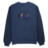 Passport Jumper Gardening Applique Crew Neck Pullover Navy
