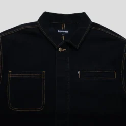 Passport Jacket Workers Club Painters Jacket Washed Black 10 Passport Jacket Workers Club Painters Jacket Washed Black -Sports Fashion Clothing Store PPPR394002.WB 3