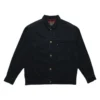 Passport Jacket Workers Club Lined Denim Jacket Black