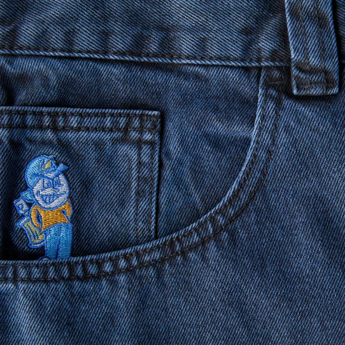 Polar Skate Co. Pants 93! Denim Blue/Black 3 Polar Skate Co. Pants 93! Denim Blue/Black - Image 3