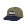Polar Skate Co. Hat Earthquake Patch Uniform Green