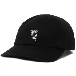 Polar Skate Co. Hat Polar Face Logo Black