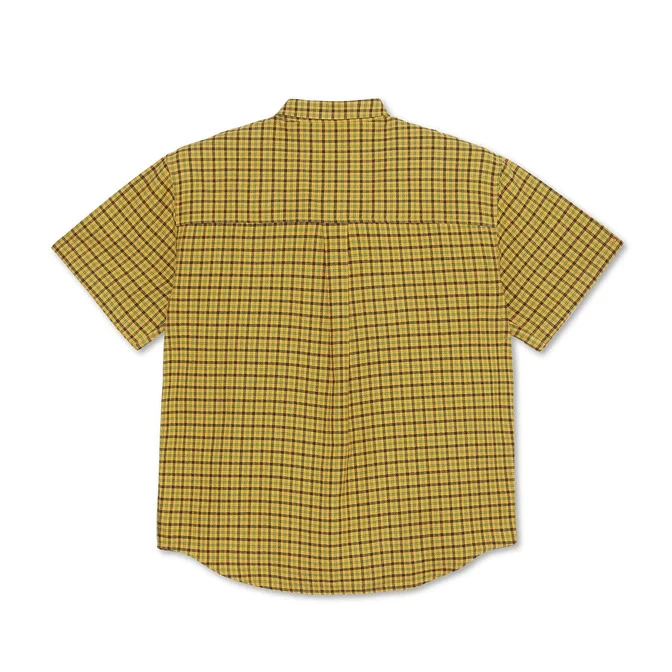 Polar Skate Co. Shirt Mitchell Twill Yellow 2 Polar Skate Co. Shirt Mitchell Twill Yellow - Image 2