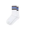 Polar Skate Co. Socks Fat Stripe White/Brown/Blue US 10-12
