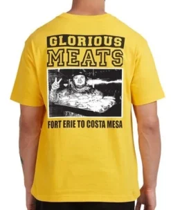 RVCA Tee Glorious Meats Gold