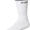 RVCA Socks Crew Union III 5pk White