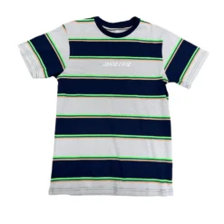 Santa Cruz Youth Tee Solid Strip Yarn Dye Grey