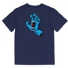 Santa Cruz Youth Tee Screaming Hand Navy