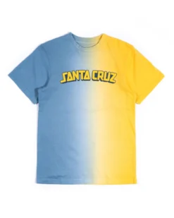 Santa Cruz Youth Tee College Arch Shadow Blue/Yellow