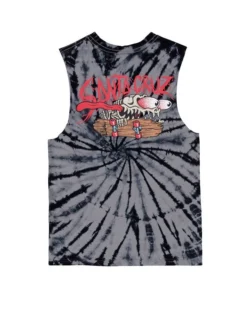 Santa Cruz Youth Muscle Bone Slasher Black Tie Dye