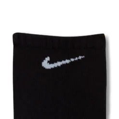 Nike Socks Everyday Cush No Show 3pk Black/White US 8-12 -Sports Fashion Clothing Store SX7673.010.L 2