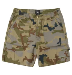 DC Shorts Mechanic Elastic Waist 19 Inch Camo