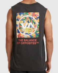 RVCA Muscle VA All Time Washed Black