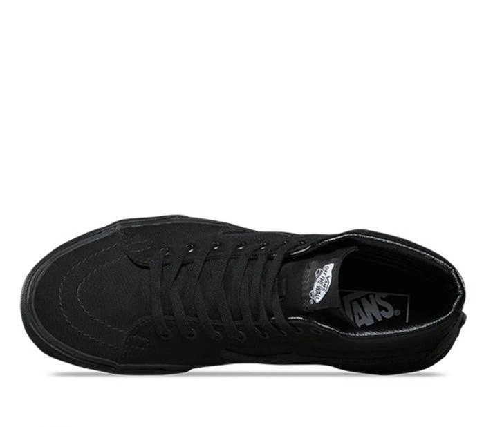 Vans Sk8 Hi Classic Black/Black 4 Vans Sk8 Hi Classic Black/Black - Image 4