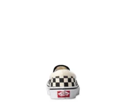 Vans Youth Classic Slip-On Checkerboard Black/White 8 Vans Youth Classic Slip-On Checkerboard Black/White -Sports Fashion Clothing Store VN.0ZBUEO1.BKW 3