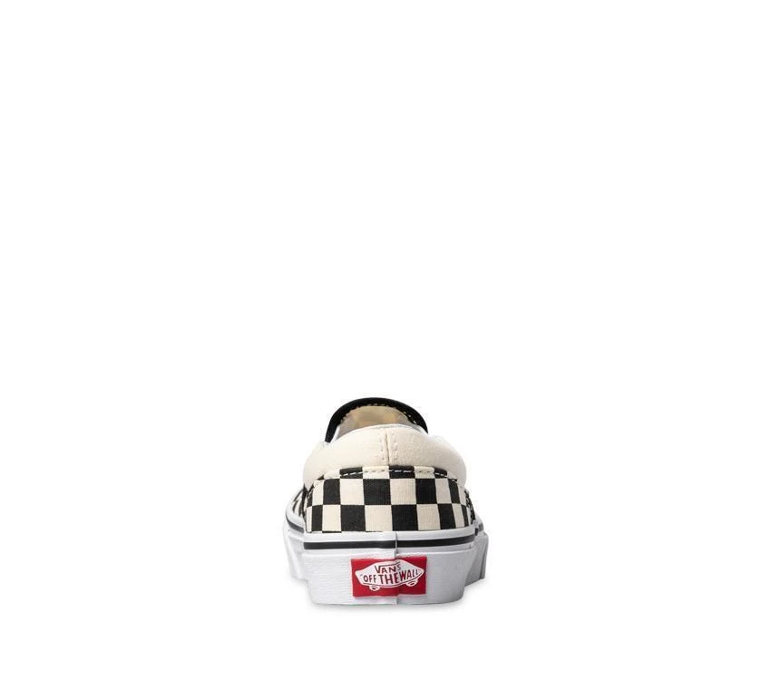 Vans Youth Classic Slip-On Checkerboard Black/White 4 Vans Youth Classic Slip-On Checkerboard Black/White - Image 4