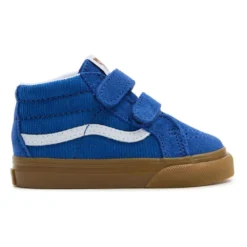 Vans Youth Sk8-Mid Reissue Velcro Corduroy Pop Blue