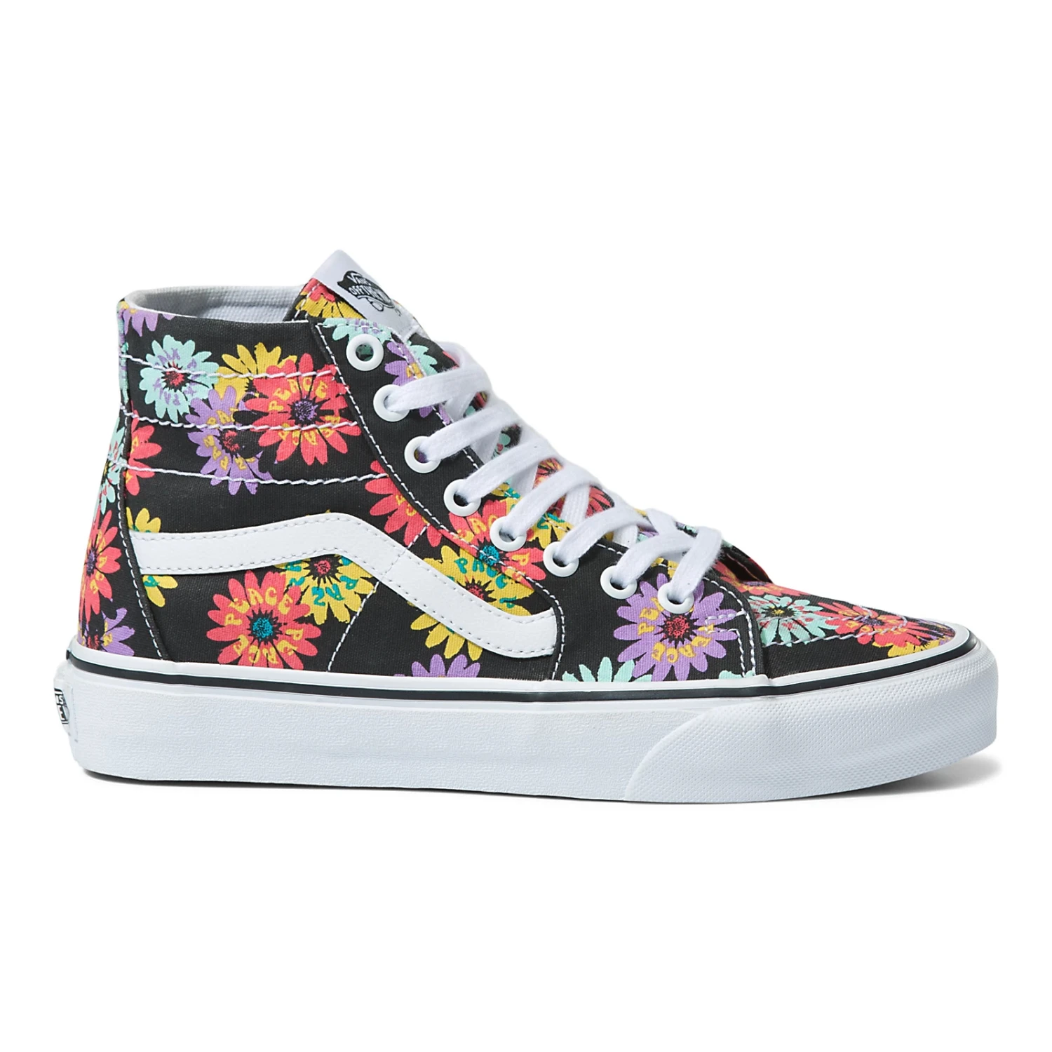 Vans Sk8 Hi UV Colour Changing Tapered Peace Floral 1 Vans Sk8 Hi UV Colour Changing Tapered Peace Floral
