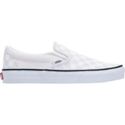 Vans Youth Classic Slip-On Checkerboard Nimbus Cloud/White