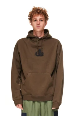 XLARGE Jumper 91 Embroidery Hood Canteen Brown -Sports Fashion Clothing Store XL031207.CANTEEN 2