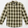 Volcom Shirt LS Skate Vitals Simon B Woven Expedition Green