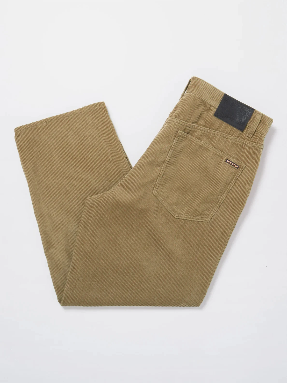Volcom Pants Billow Tapered Cord Khaki 2 Volcom Pants Billow Tapered Cord Khaki - Image 2