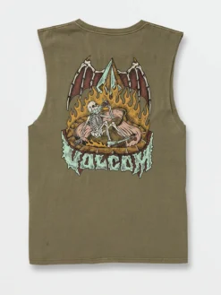 Volcom Muscle Hessian Army Green Combo