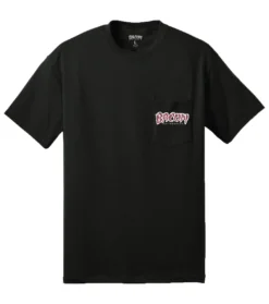 Bacon Tee Logo Pocket Black