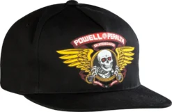 Bones Powell Peralta Hat Winged Ripper Black