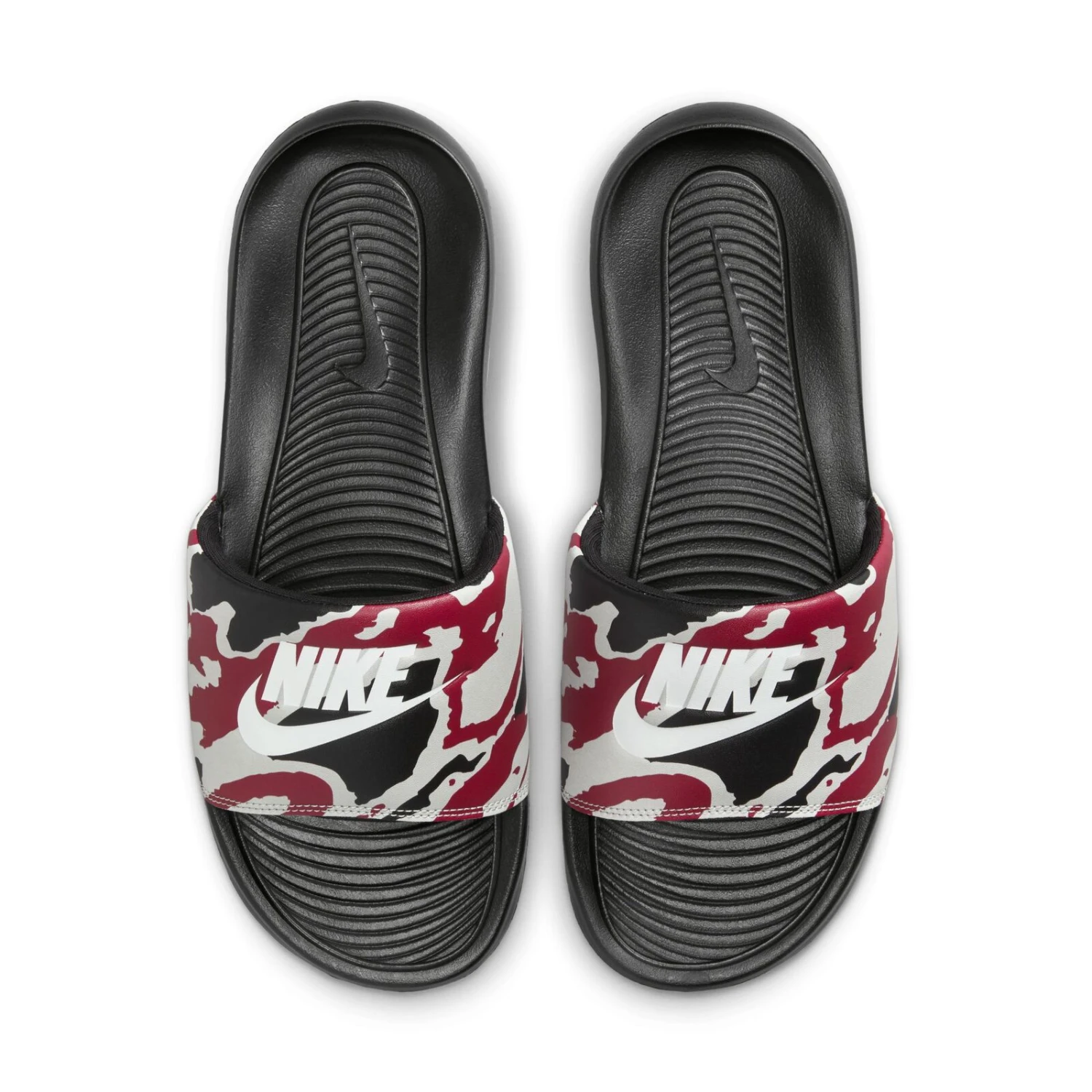 Nike Slides Victori One Black/White/Red Camo 2 Nike Slides Victori One Black/White/Red Camo - Image 2
