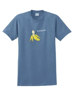 Freedumb Tee Crying Banana Heather Indigo