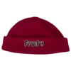 Fruity Beanie Polar Fleece Logo Maroon