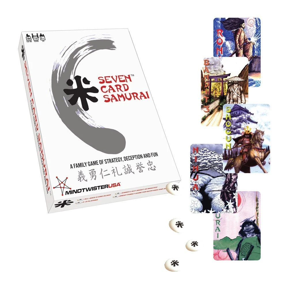 Mind Twister Seven Card Samurai Board Game 2 Mind Twister Seven Card Samurai Board Game - Image 2