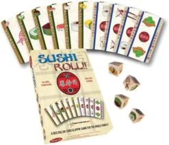 Mind Twister Sushi Roll Board Game -Sports Fashion Clothing Store games.MT SR 2