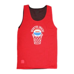 Hopps Singlet Jersey Quartersnacks Reversible Mesh Black/Red