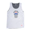 Hopps Singlet Jersey Quartersnacks Reversible Mesh Navy/White