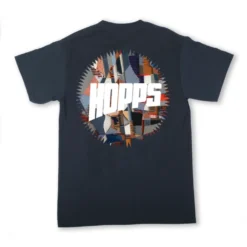 Hopps Tee Abstract Sun Logo Navy